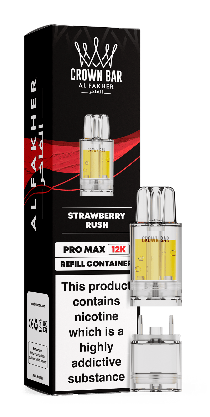 Al Fakher Crown Bar Pro Max 12K Refill Replacement Pod - Starting From £4.40