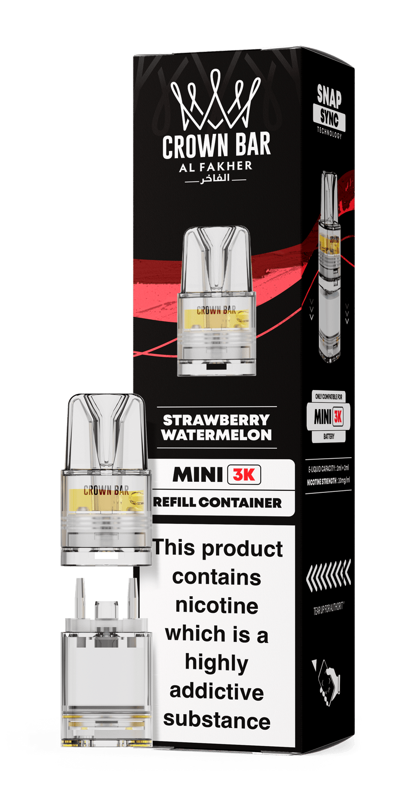 Al Fakher Crown Bar Mini 3K Refill Pods - Starting From £3.99