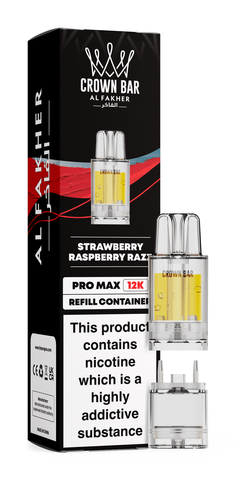 Al Fakher Crown Bar Pro Max 12K Refill Replacement Pod - Starting From £4.40