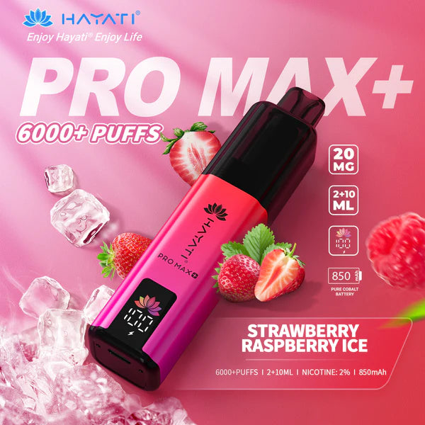 Hayati Pro Max Plus 6000 Puffs Prefilled Pod kit - From £7.80