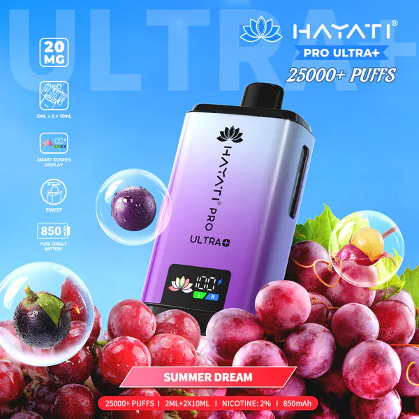 Hayati Pro Ultra Plus 25000 Puffs Prefilled Pod Kit - From £8.99