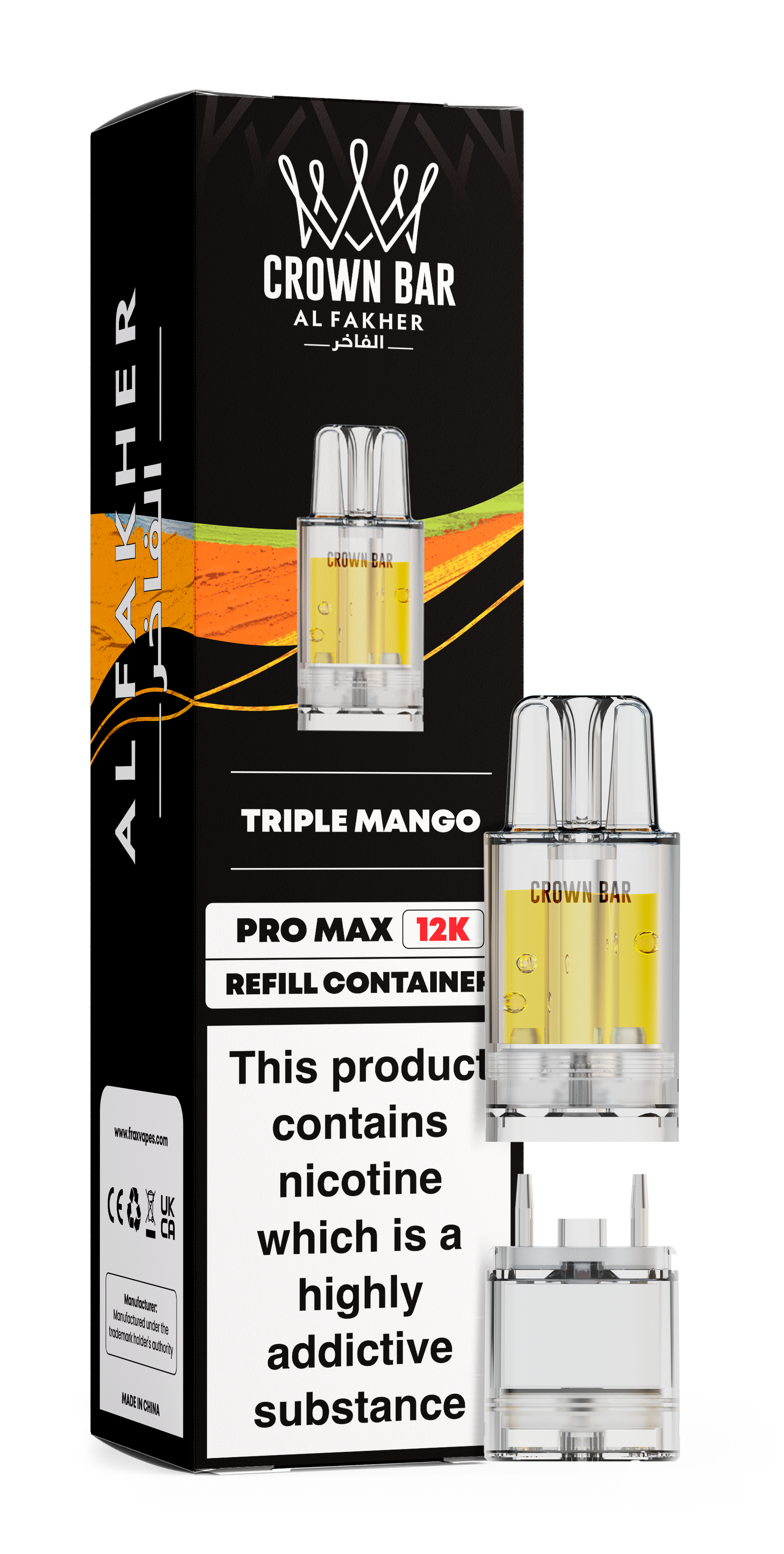Al Fakher Crown Bar Pro Max 12K Refill Replacement Pod - Starting From £4.40