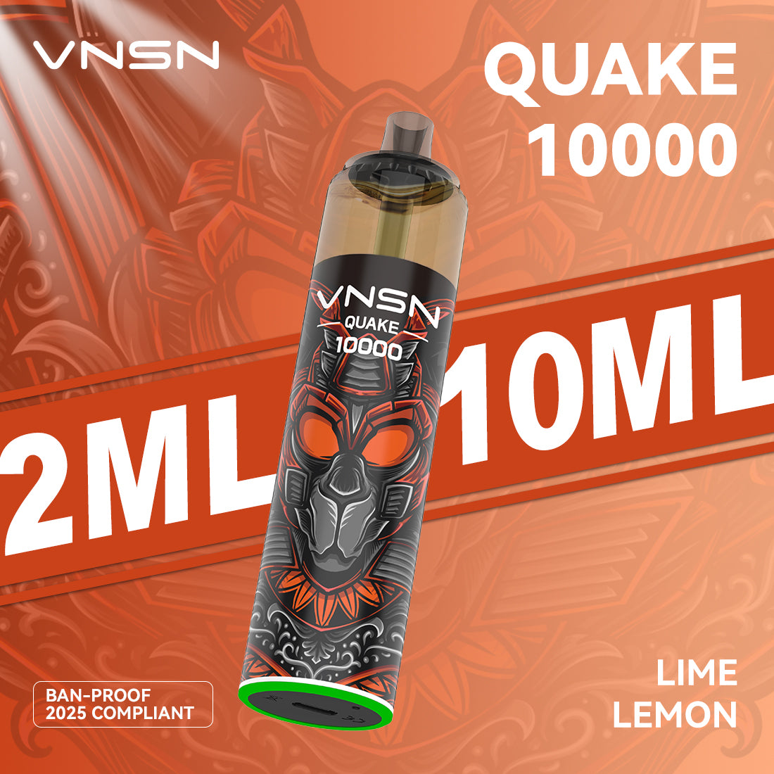 VNSN Quake 10k, 10,000 Puffs Prefilled Vape Kit - Starting From £8.99