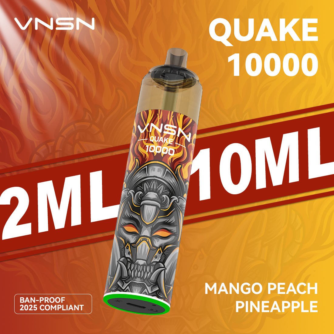 VNSN Quake 10k, 10,000 Puffs Prefilled Vape Kit - Starting From £8.99