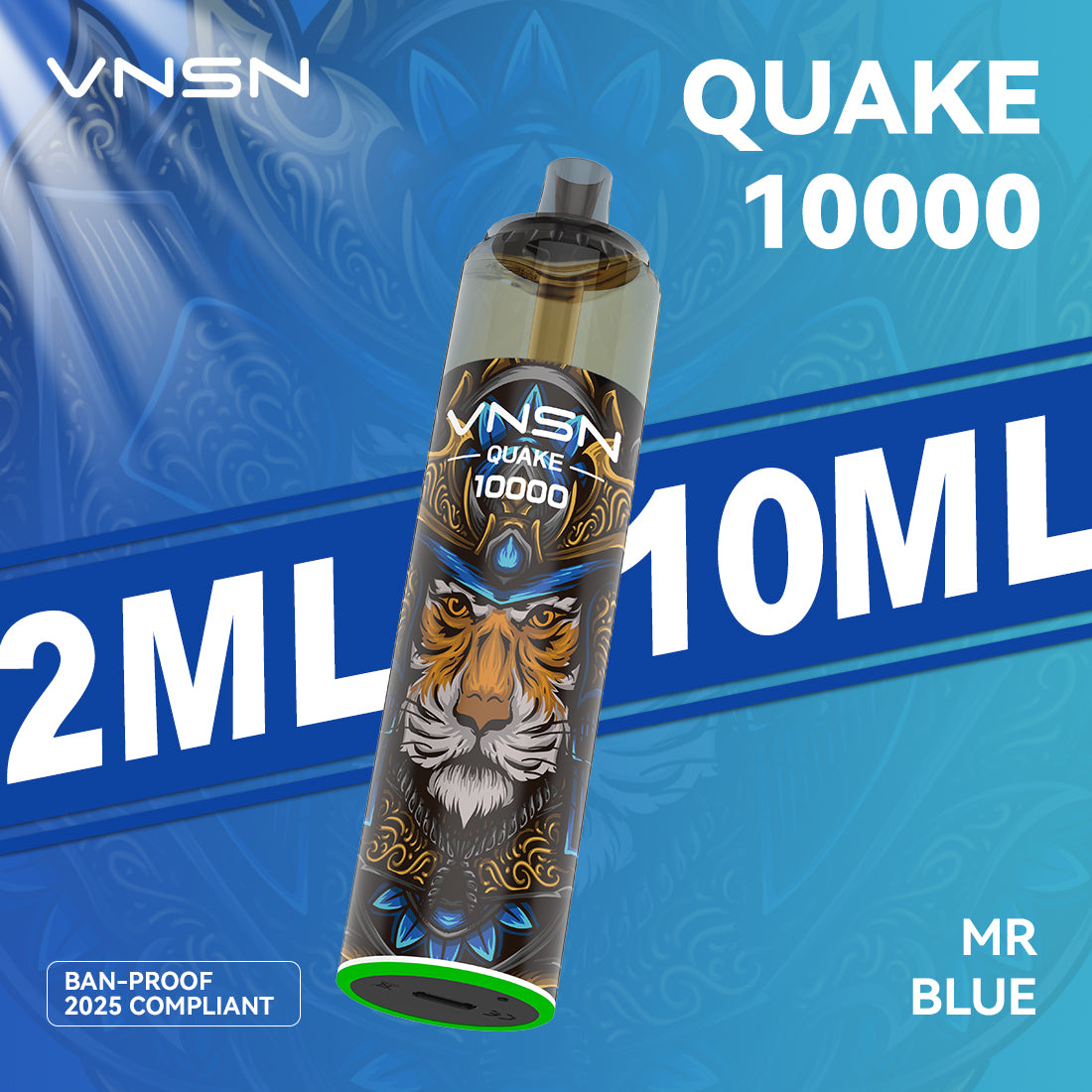 VNSN Quake 10k, 10,000 Puffs Prefilled Vape Kit - Starting From £8.99