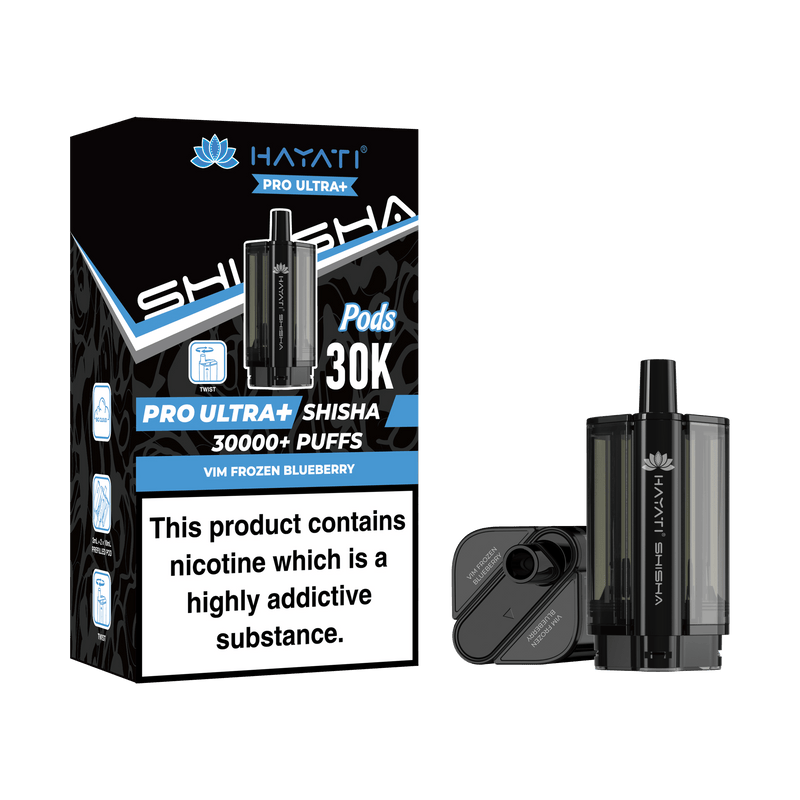 Hayati Shisha 30k Replacement Pods Pro Ultra Plus - £6.95 Only
