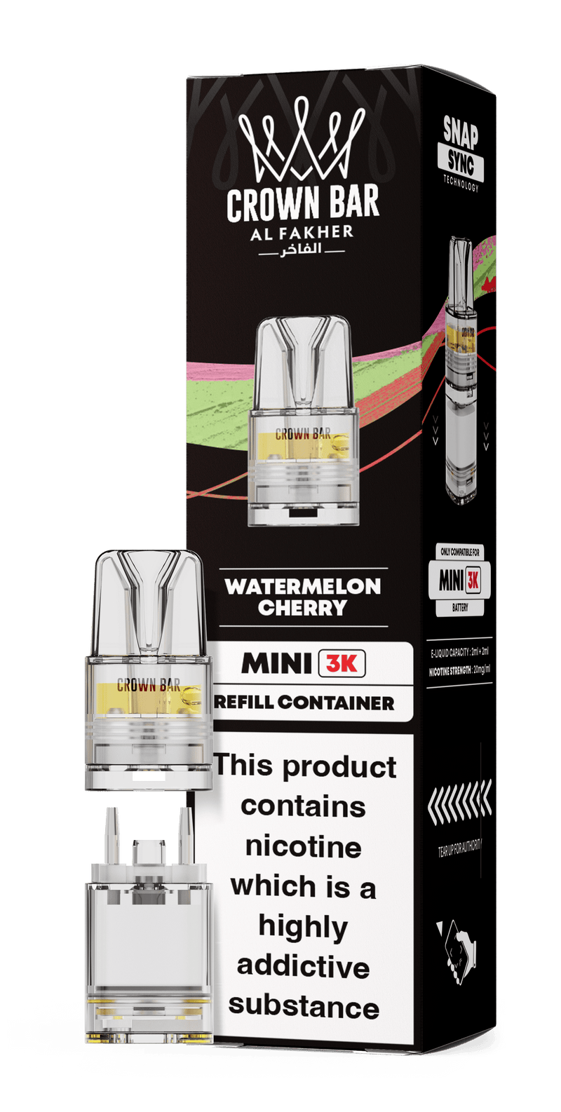 Al Fakher Crown Bar Mini 3K Refill Pods - Starting From £3.99