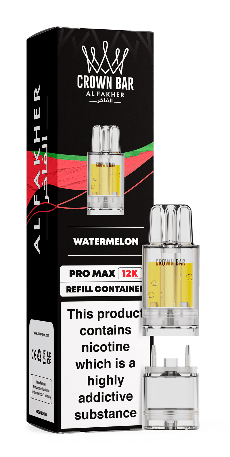 Al Fakher Crown Bar Pro Max 12K Refill Replacement Pod - Starting From £4.40