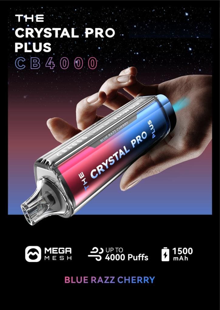 THE Crystal Pro Plus CB 4000 Puffs Disposable Vape - Starting From £8.20