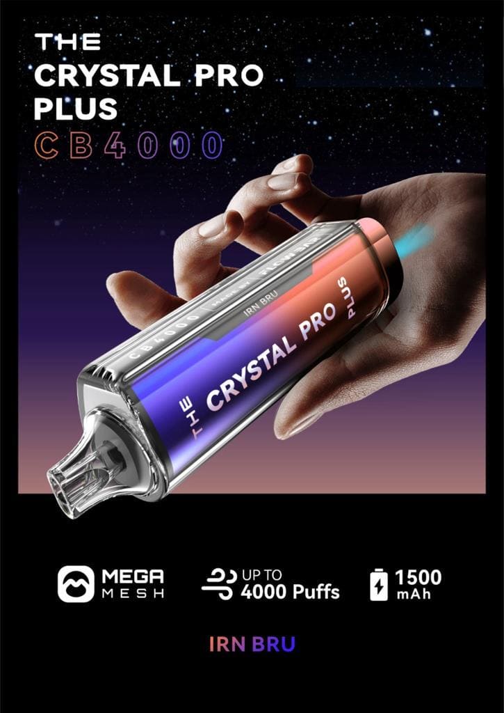 THE Crystal Pro Plus CB 4000 Puffs Disposable Vape - Starting From £8.20