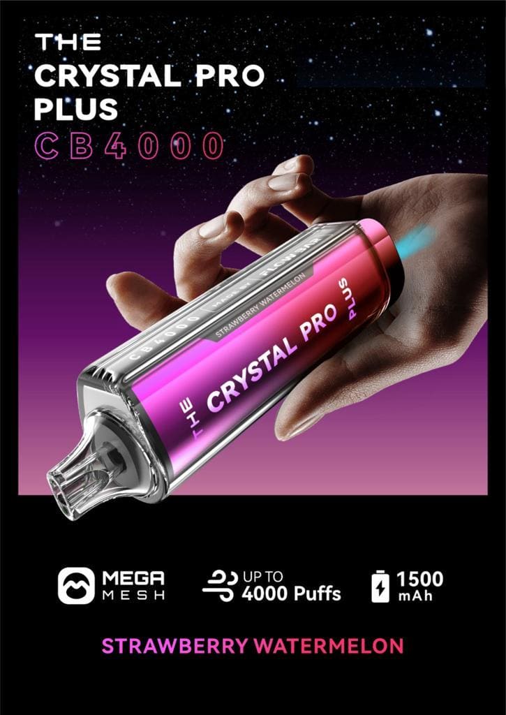 THE Crystal Pro Plus CB 4000 Puffs Disposable Vape - Starting From £8.20