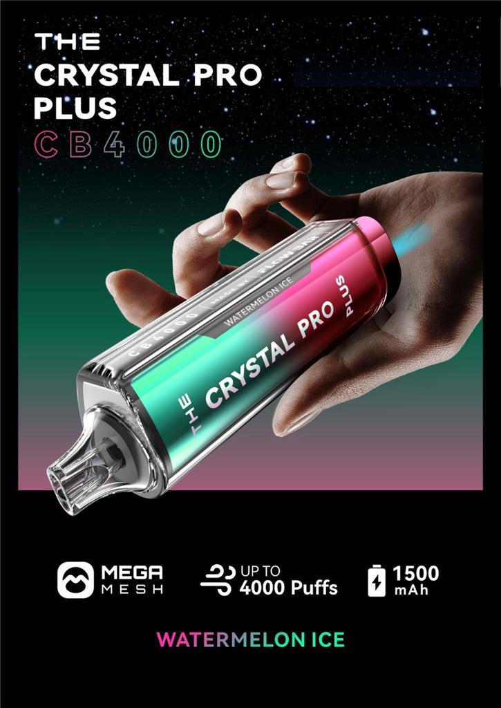 THE Crystal Pro Plus CB 4000 Puffs Disposable Vape - Starting From £8.20