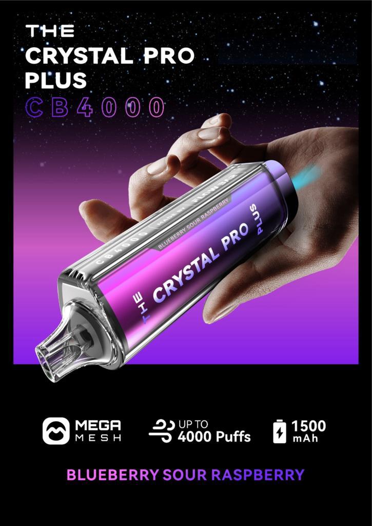 THE Crystal Pro Plus CB 4000 Puffs Disposable Vape - Starting From £8.20