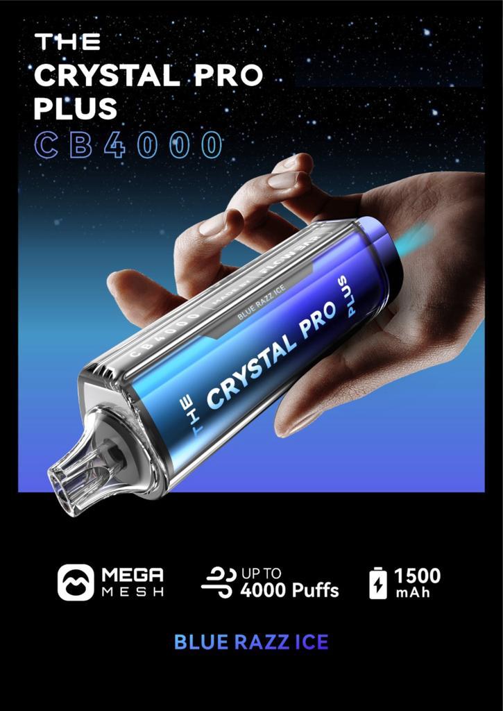 THE Crystal Pro Plus CB 4000 Puffs Disposable Vape - Starting From £8.20