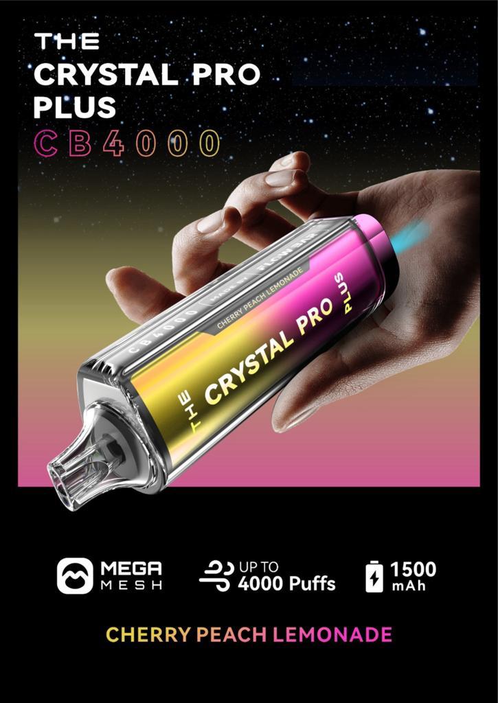 THE Crystal Pro Plus CB 4000 Puffs Disposable Vape - Starting From £8.20