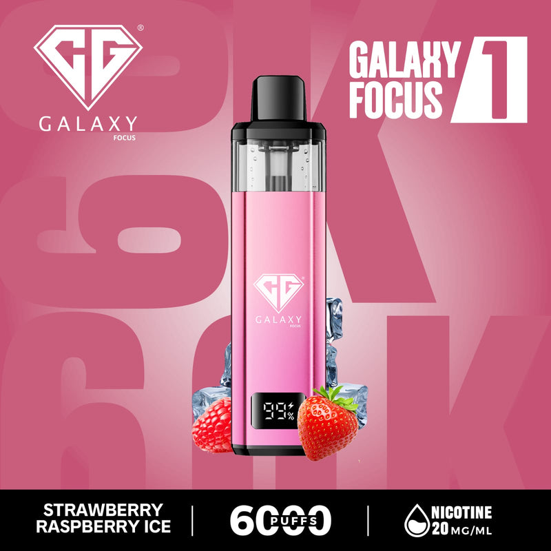 Galaxy Focus 1 ,6k Puffs prefilled pod kit - From £5.99