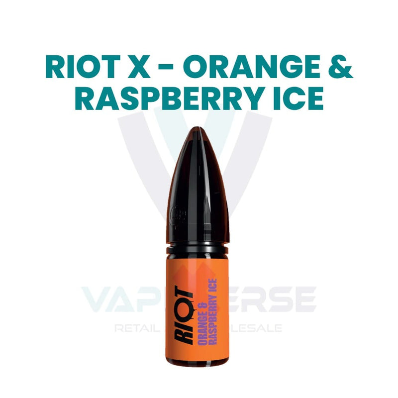 Riot X liquid - Orange & Raspberry Ice