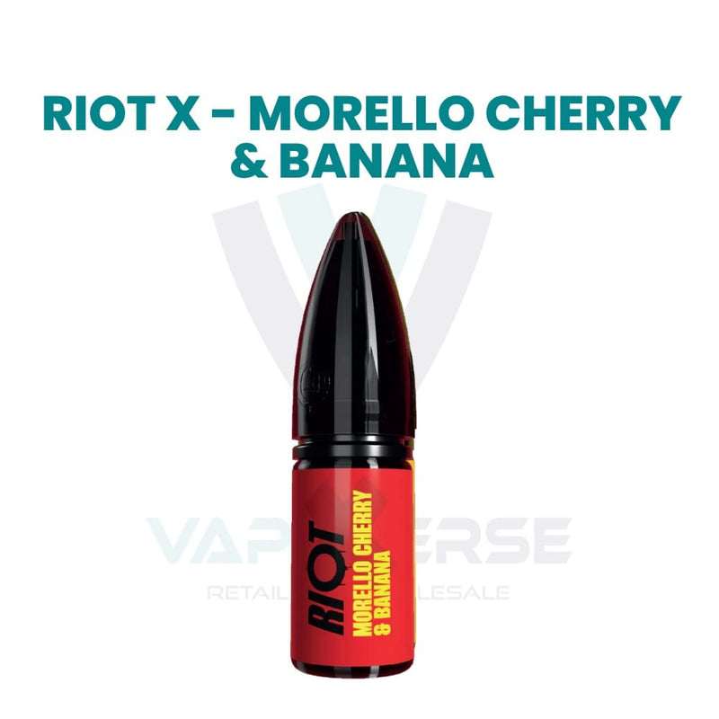 Riot X liquid - Morello Cherry & Banana