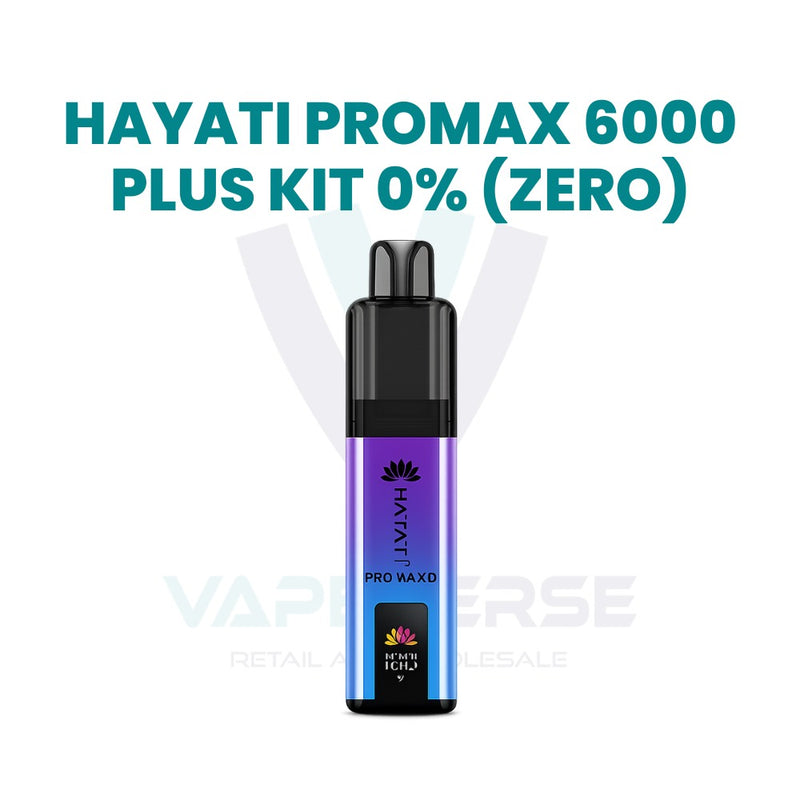 HAYATI PROMAX 6000 PLUS KIT 0MG (ZERO NICOTINE)