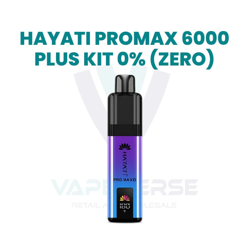 HAYATI PROMAX 6000 PLUS KIT 0MG (ZERO NICOTINE)