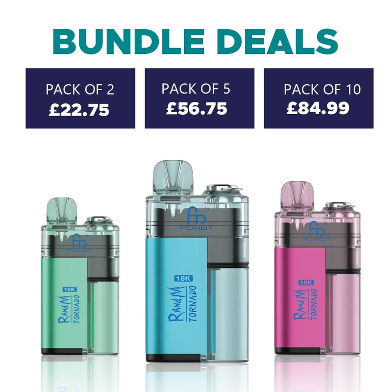 Fumot RandM Tornado 18000, 18k Puffs Prefilled Pod vape kit