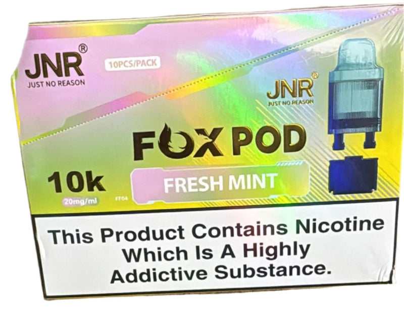 JNR Fox 10K Refill Pod - Starting From £7.50