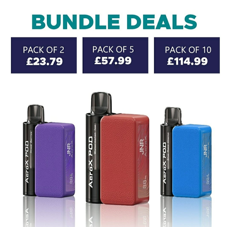 JNR AeroX 32K Prefilled Pod Vape Kit 32000 Puffs - Starting From £11.50