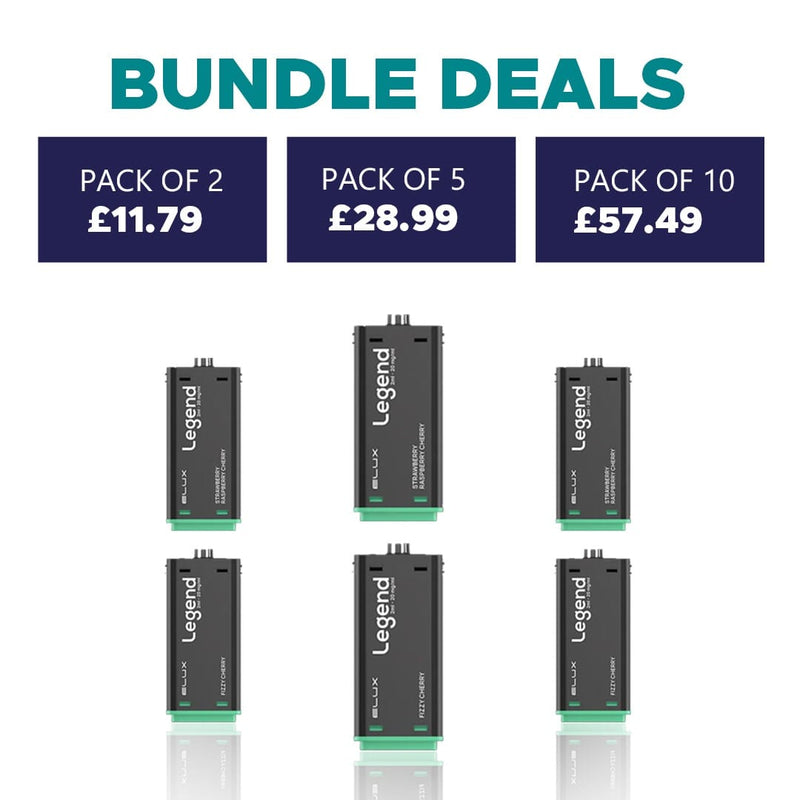 Elux Legend 1500 2-in-1 Replacement/Refill Pods - Starting From £5.75