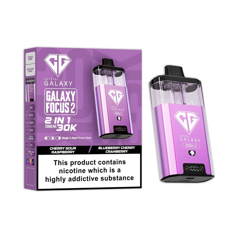 Crystal Galaxy 30k Focus 2 Prefilled Vape Kit - From £10.70