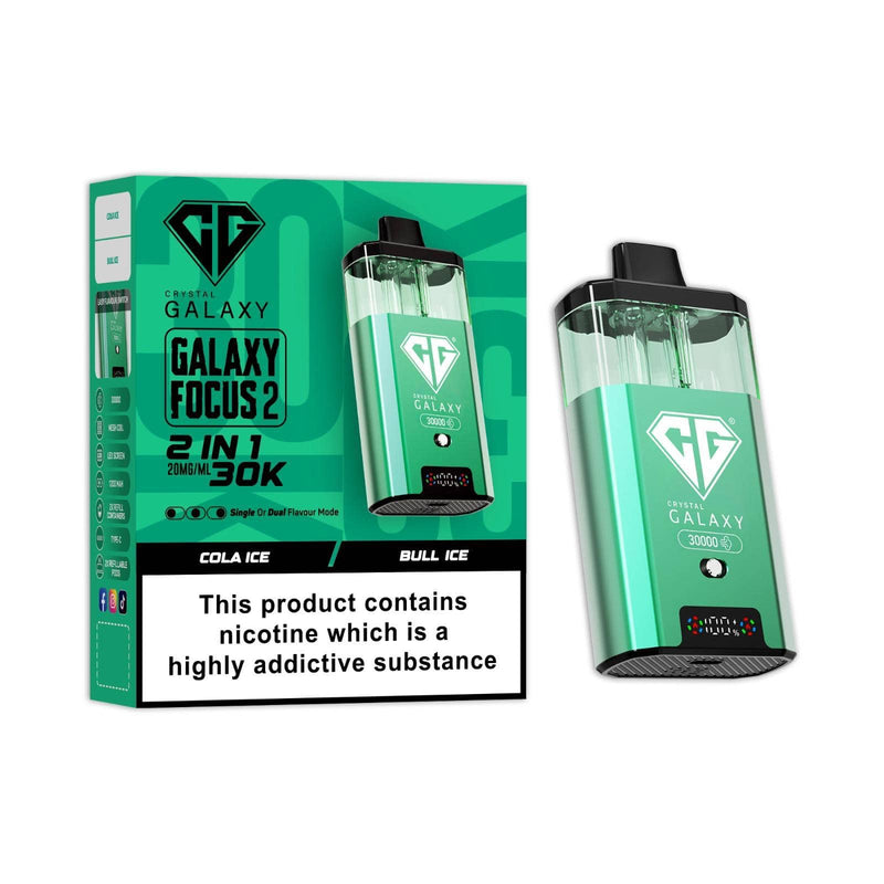 Crystal Galaxy 30k Focus 2 Prefilled Vape Kit - From £10.70