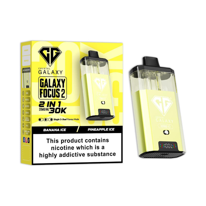 Crystal Galaxy 30k Focus 2 Prefilled Vape Kit - From £10.70