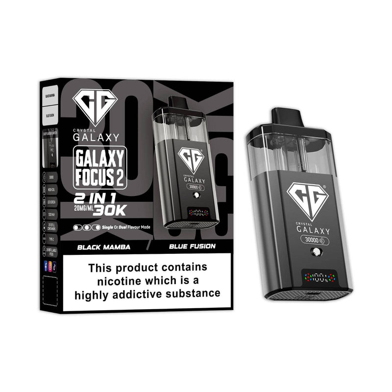 Crystal Galaxy 30k Focus 2 Prefilled Vape Kit - From £10.70