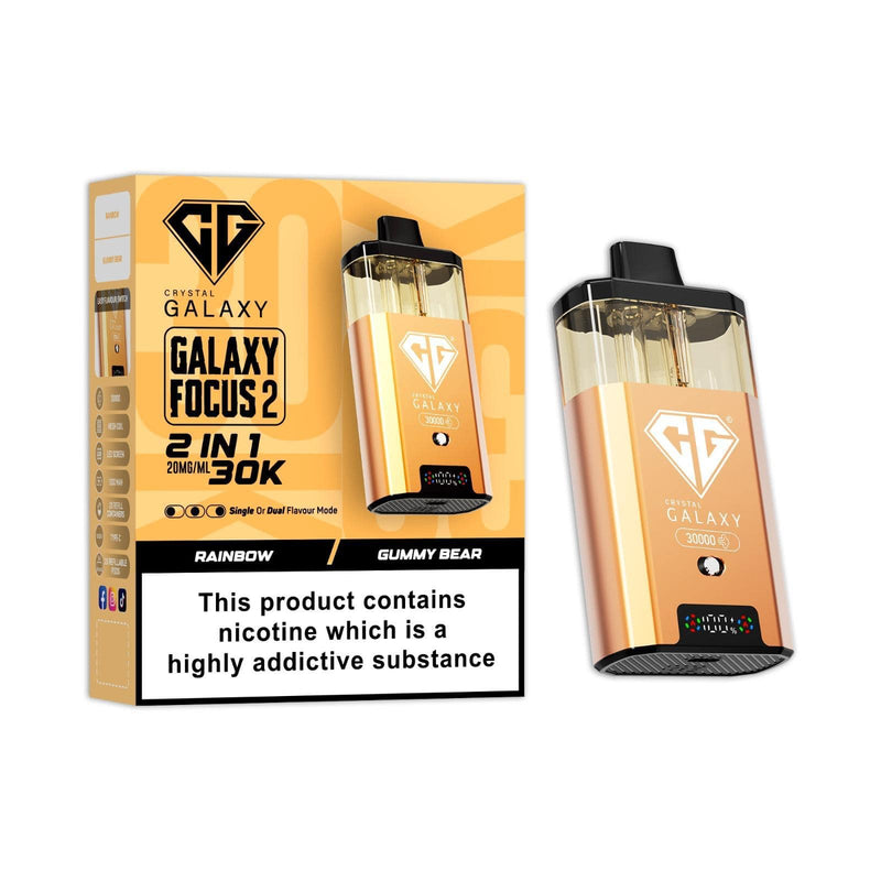 Crystal Galaxy 30k Focus 2 Prefilled Vape Kit - From £10.70