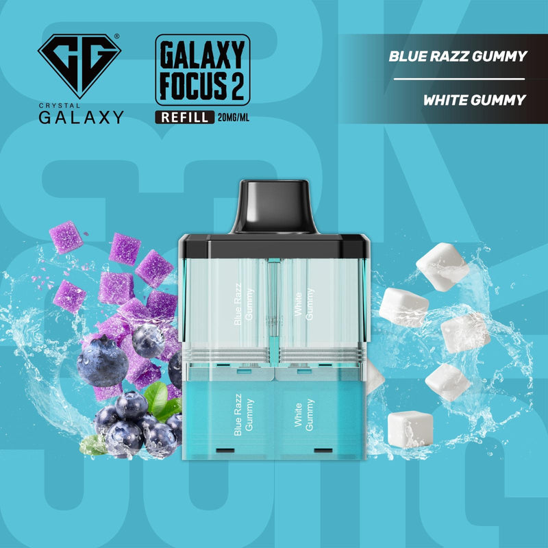 Crystal Galaxy Focus 2 30k Replacement Pack of 5