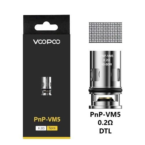 VooPoo pnp coil Vm5 0.2 ohms max 60w