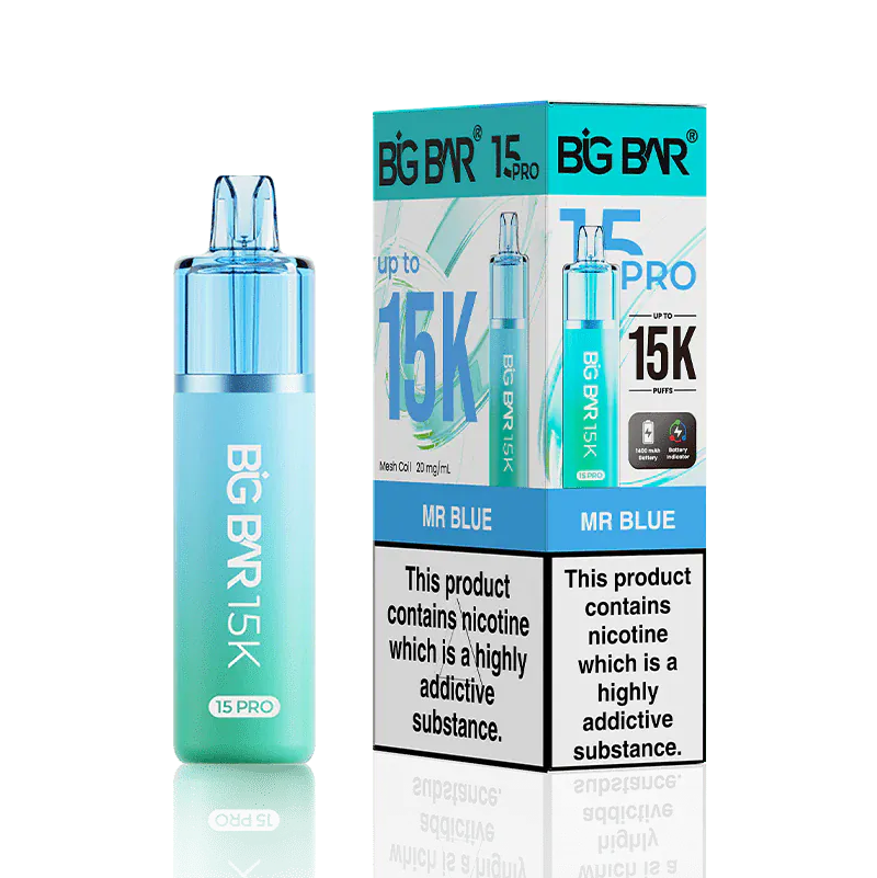 Big Bar 15K Pro, 15,000 Puffs Prefilled Pod Kit