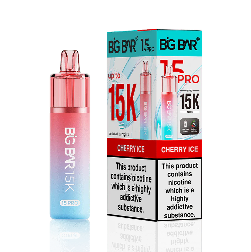 Big Bar 15K Pro, 15,000 Puffs Prefilled Pod Kit