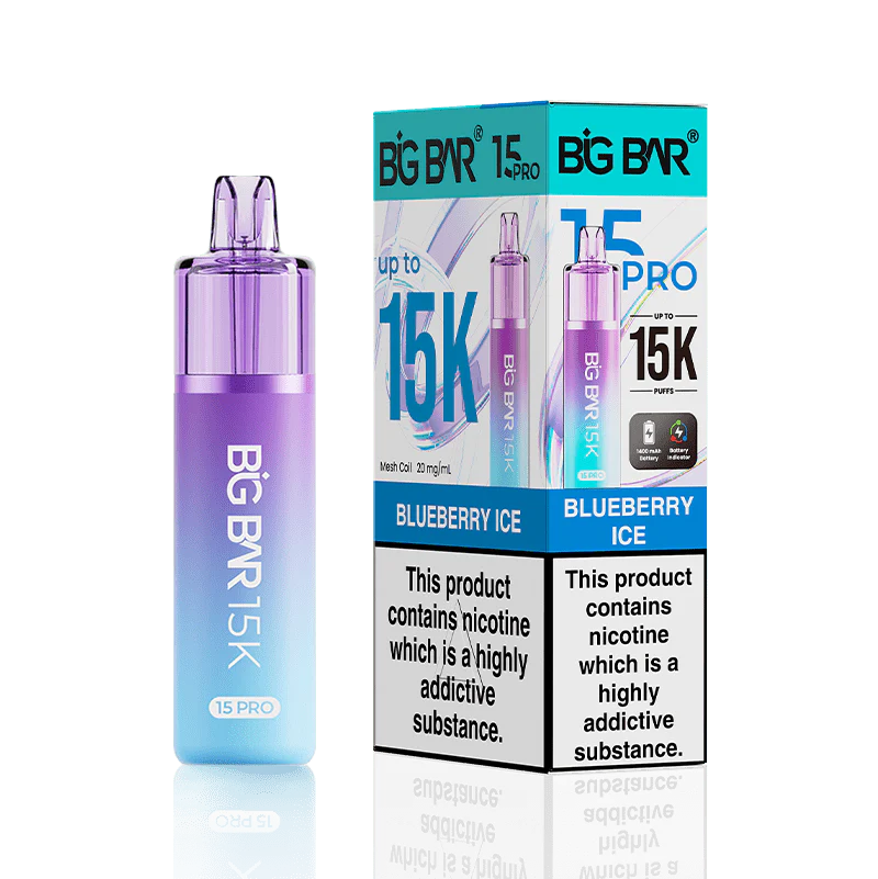 Big Bar 15K Pro, 15,000 Puffs Prefilled Pod Kit