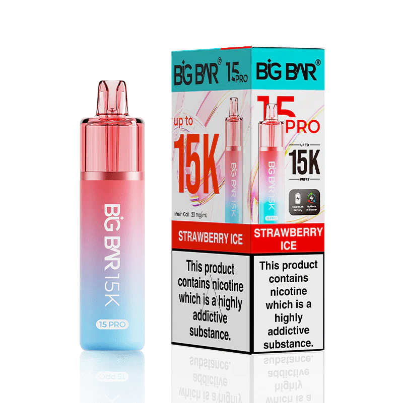 Big Bar 15K Pro, 15,000 Puffs Prefilled Pod Kit
