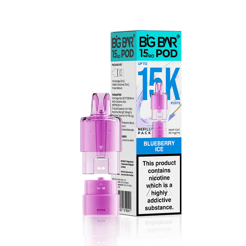Big Bar 15K Pro Prefilled Pod Refill
