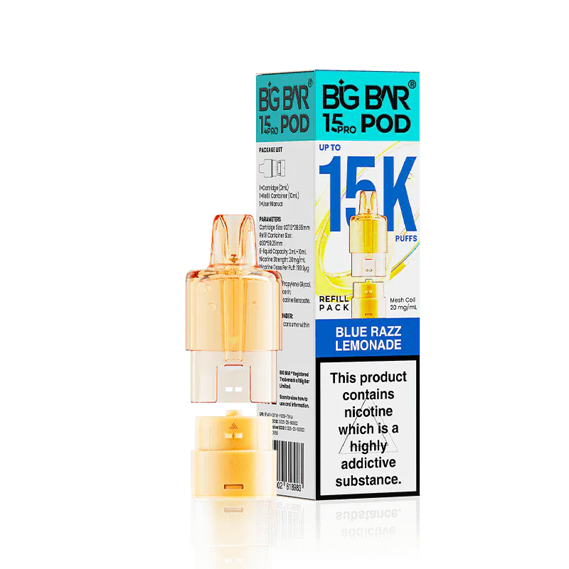 Big Bar 15K Pro Prefilled Pod Refill