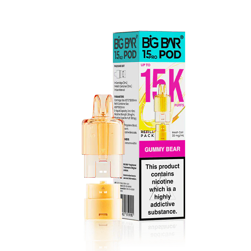 Big Bar 15K Pro Prefilled Pod Refill