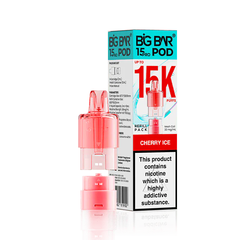Big Bar 15K Pro Prefilled Pod Refill