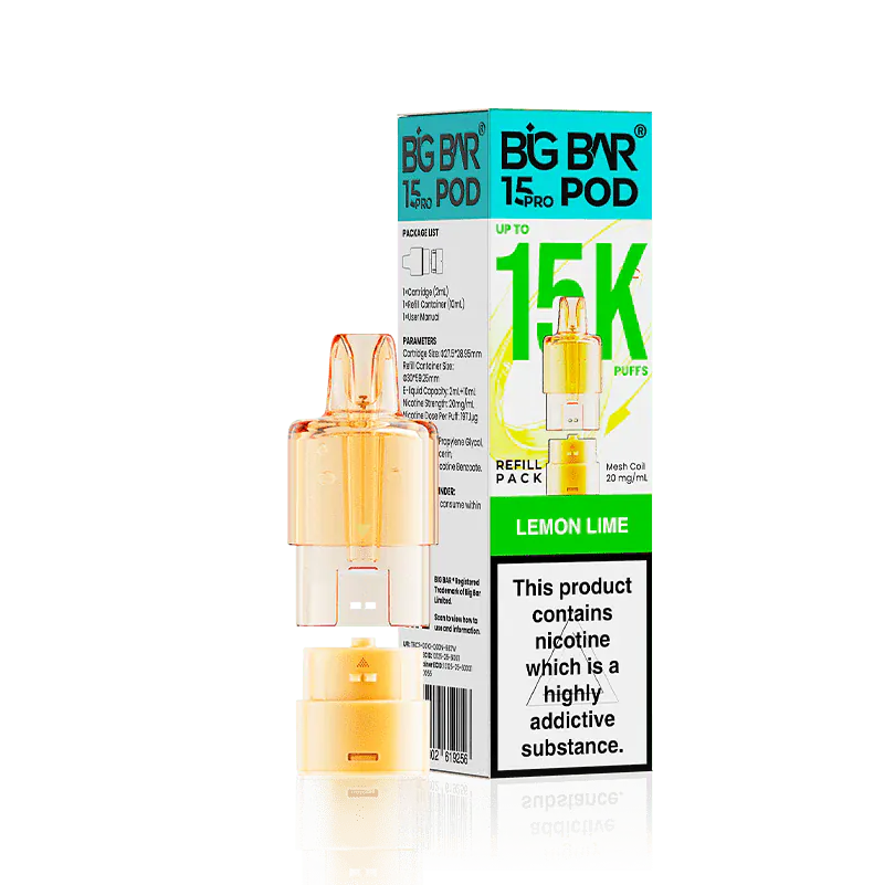 Big Bar 15K Pro Prefilled Pod Refill