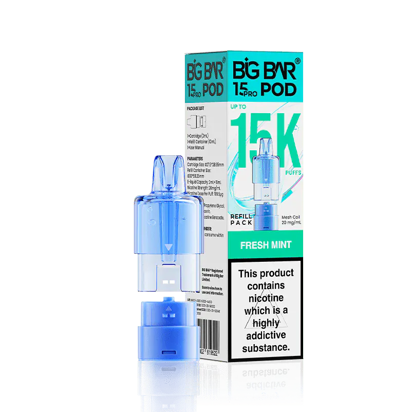 Big Bar 15K Pro Prefilled Pod Refill