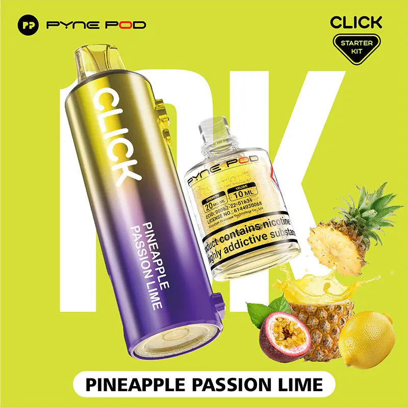 Pyne Pod Click Refill Pods 10k Puffs For 50k Device - From £5.00