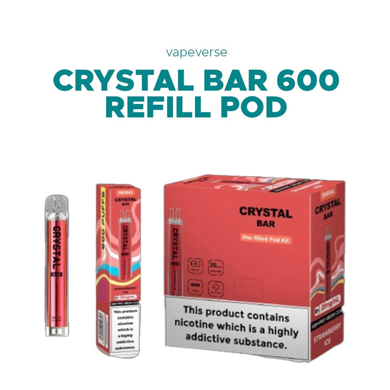 Crystal Bar 600 Puffs Refill Pod
