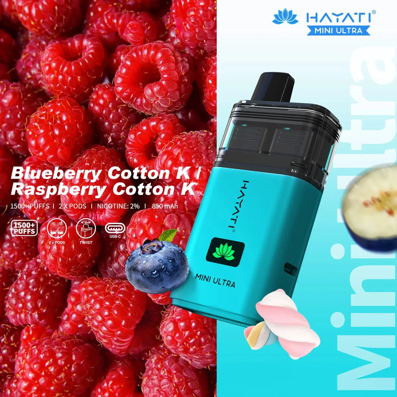 Hayati Mini Ultra 1500 Prefilled Pod Kit - £5.99 Only