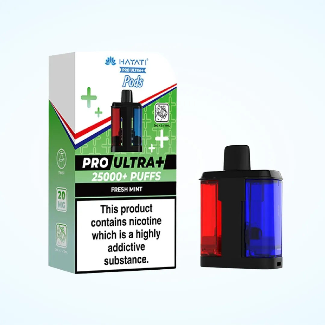 Hayati Pro Ultra 25k Replacement Pods - 2 For £13.50