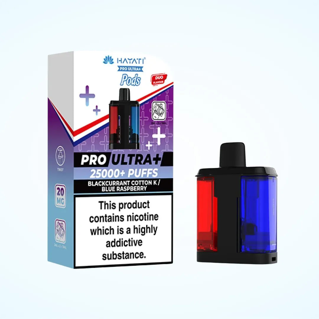 Hayati Pro Ultra 25k Replacement Pods - 2 For £13.50